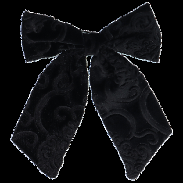 Parsa Beauty PARSA Beauty Schleife Patentspange mit schwarzer Schleifenapplikation