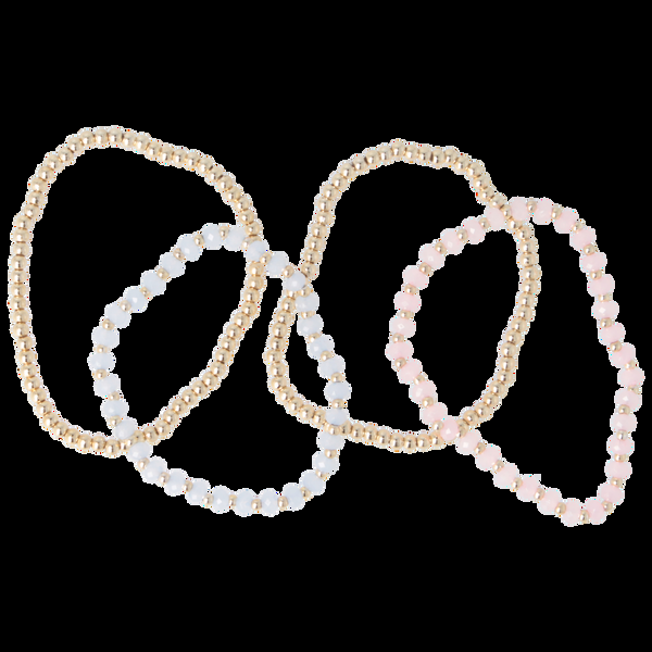 Parsa Beauty That's Me By PARSA Beauty Armbandset In Gold Mit Blauen Und Rosanen Perlen