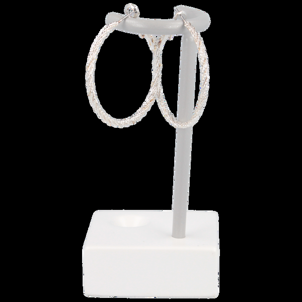 Parsa Beauty That's Me By PARSA Beauty Creolen In Silber Mit Gebürsteter Struktur