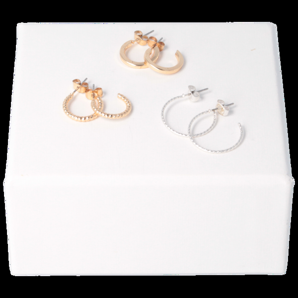 Parsa Beauty That's Me By PARSA Beauty Creolen-Set Mit Goldener Farbe Und Fröhlichen Anhängern