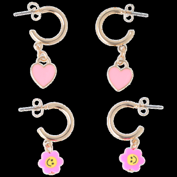 Parsa Beauty That's Me By PARSA Beauty Creolen-Set Mit Goldener Farbe Und Fröhlichen Anhängern