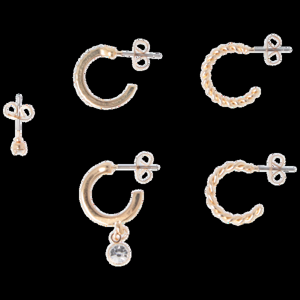 Parsa Beauty That's Me By PARSA Beauty Mehrfachohrstecker Mit Strass In Gold