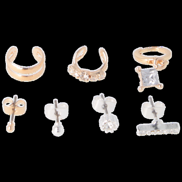 Parsa Beauty That's me by PARSA Beauty Mehrfachohrstecker mit Strass in Gold und Silber