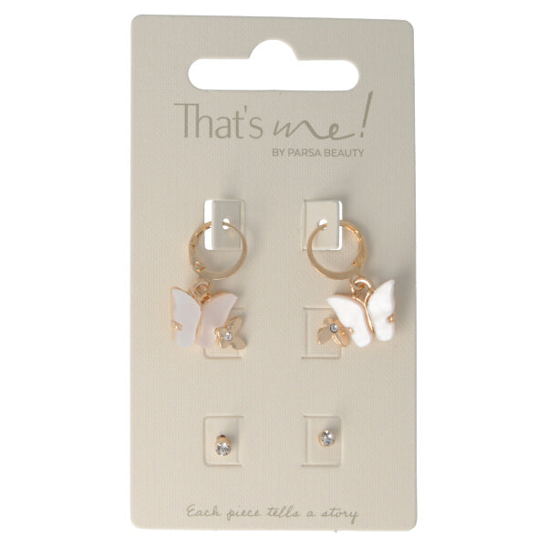 Parsa Beauty That's Me By PARSA Beauty Ohrring-Set Mit Lieblichen Schmetterlingsdetails