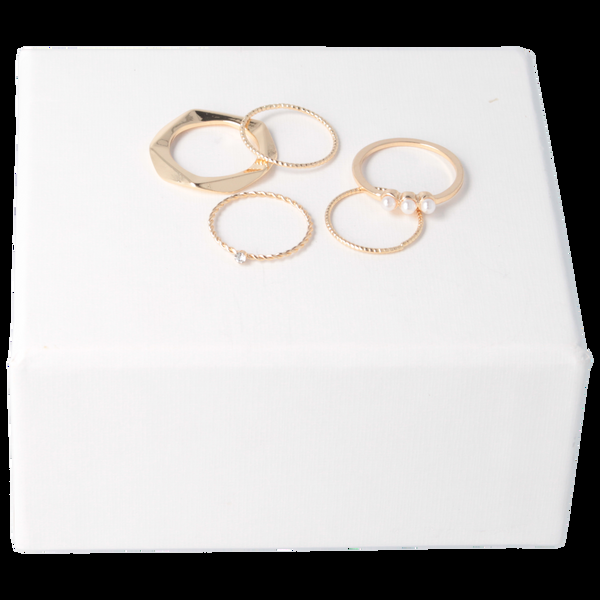 Parsa Beauty That's Me By PARSA Beauty Ringset In Gold Mit Perlendetails