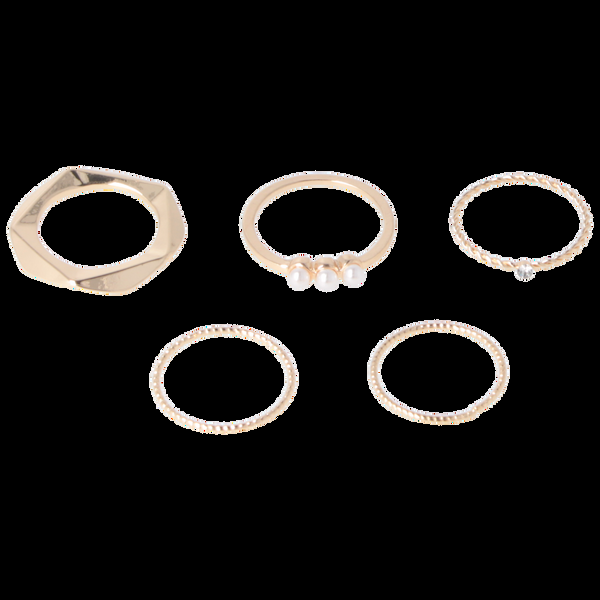 Parsa Beauty That's Me By PARSA Beauty Ringset In Gold Mit Perlendetails