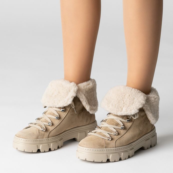 Paul Green Schnürbootie Mit Merino-Warmfutter 9992-019