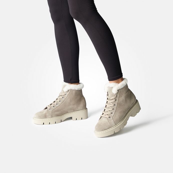 Paul Green Schnürbootie Mit Wechselfußbett Und Warmfutter 8107-014