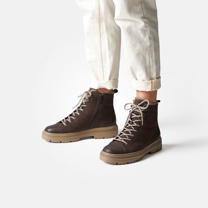 Paul Green Schnürstiefelette Mit Warmfutter 5287-066