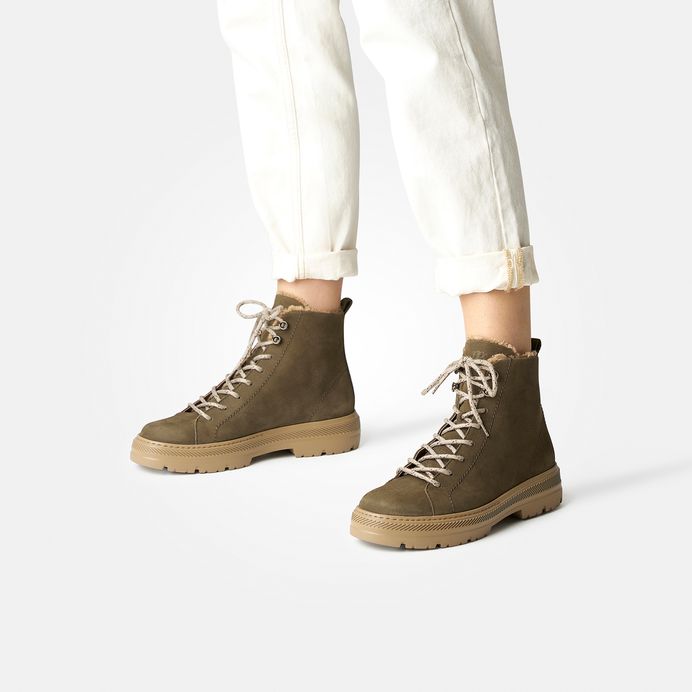 Paul Green SUPER SOFT Schnürstiefelette Mit Warmfutter 5287-024