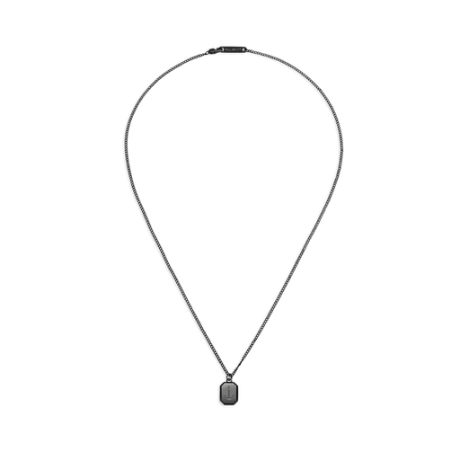 Paul Hewitt Men's Octagonal Halskette Anchor Schwarz