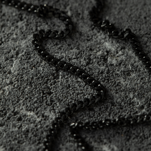 Paul Hewitt Men's Octagonal Halskette Windrose Schwarz