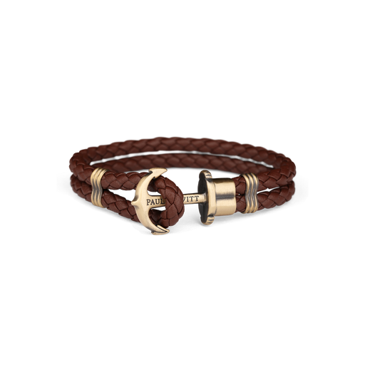 Paul Hewitt Ankerarmband Phrep Messing Braun
