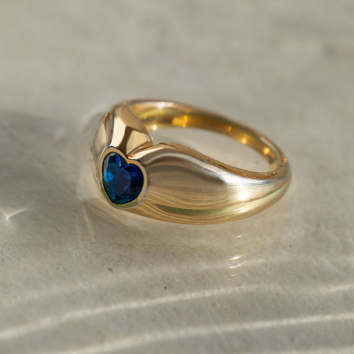 Paul Hewitt Bold Heart Ring Gold