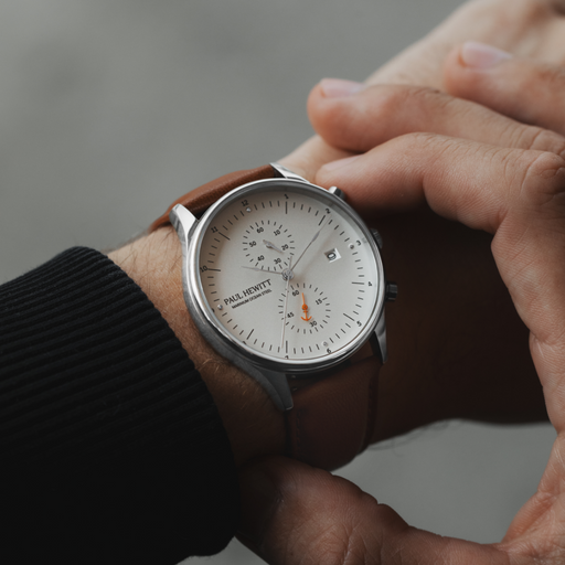 Paul Hewitt Chrono Quartz Leder Brown