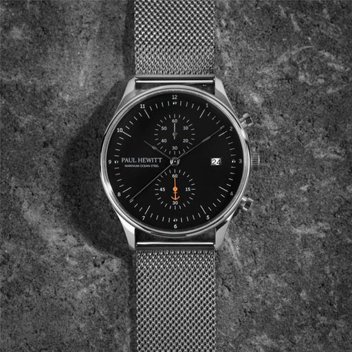 Paul Hewitt Chrono Quartz Mesh Silver