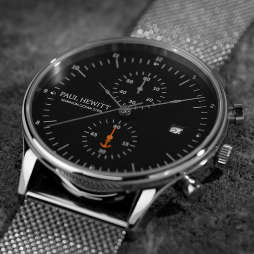 Paul Hewitt Chrono Quartz Mesh Silver