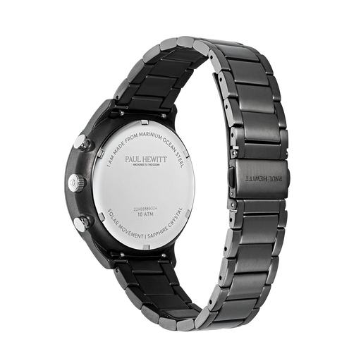 Paul Hewitt Chrono Uhr Gun Metal Schwarz