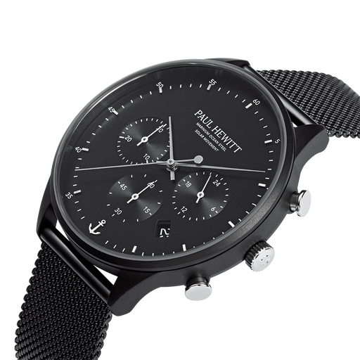 Paul Hewitt Chrono Uhr Schwarz