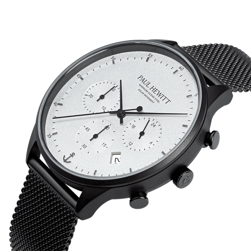 Paul Hewitt Chrono Uhr Schwarz Weiß