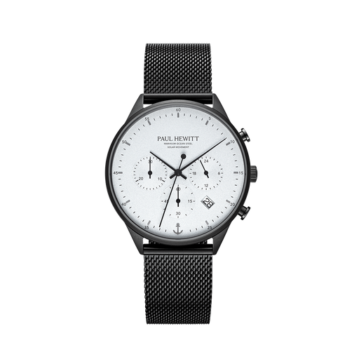 Paul Hewitt Chrono Uhr Schwarz Weiß