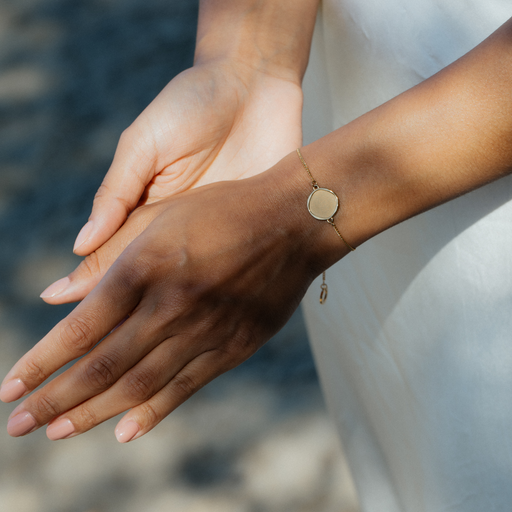 Paul Hewitt Engravable Coin Armkette Gold