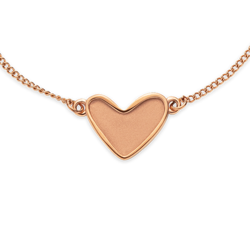 Paul Hewitt Engravable Heart Armkette Roségold