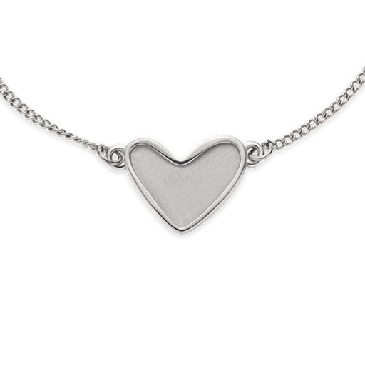 Paul Hewitt Engravable Heart Armkette Silber