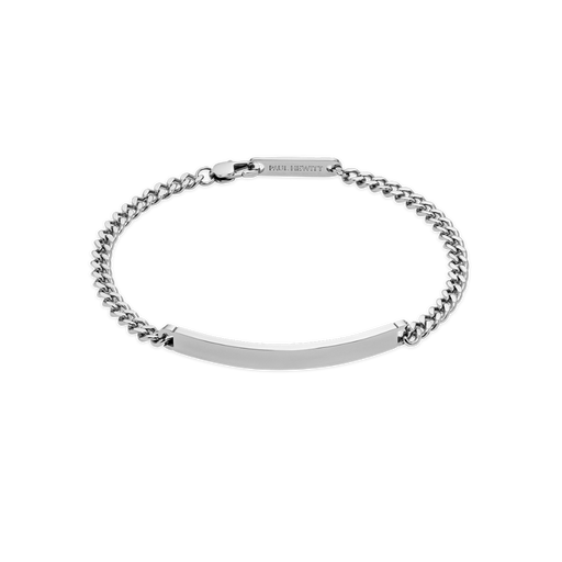 Paul Hewitt Men's Engravable ID Armkette Silber