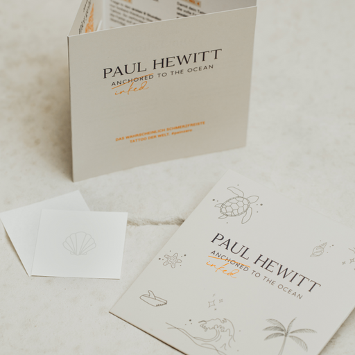 Paul Hewitt Men's Paper Ship 1 Tattoo