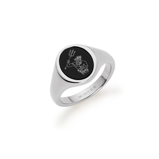 Paul Hewitt Men's Poseidon Ring Silber