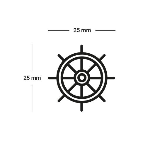 Paul Hewitt Men's Wheel 1 Tattoo S