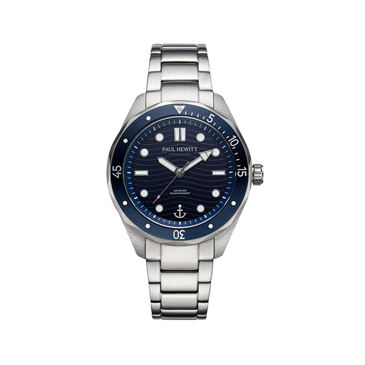 Paul Hewitt Ocean Diver Uhr Silber Blau