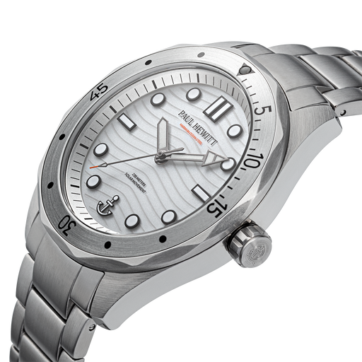 Paul Hewitt Ocean Diver Uhr Silber Weiß