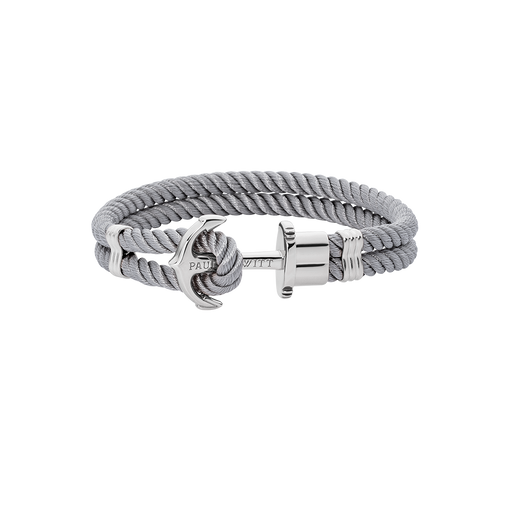 Paul Hewitt PHREP Armband Silber Grau