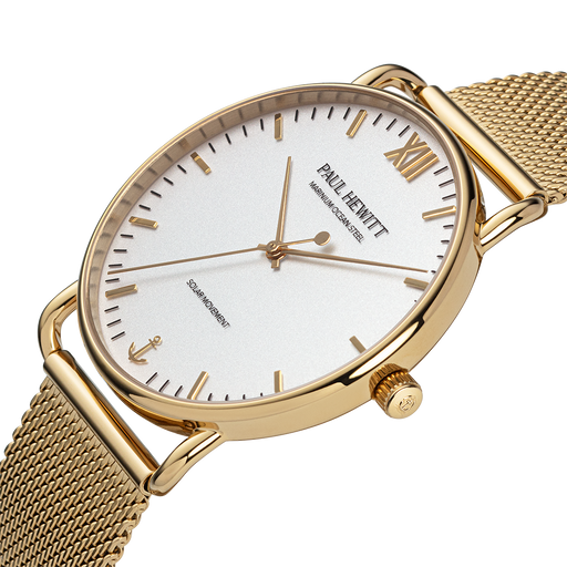 Paul Hewitt Sailor 39 Mm Uhr Gold Weiß