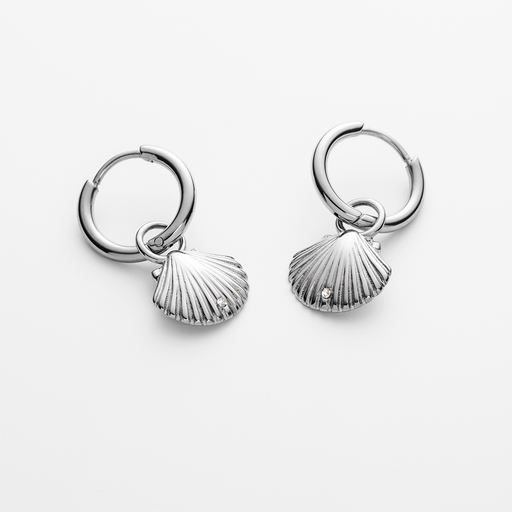 Paul Hewitt Scallop Ohrring Silber