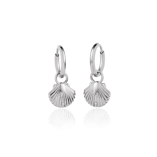 Paul Hewitt Scallop Ohrring Silber