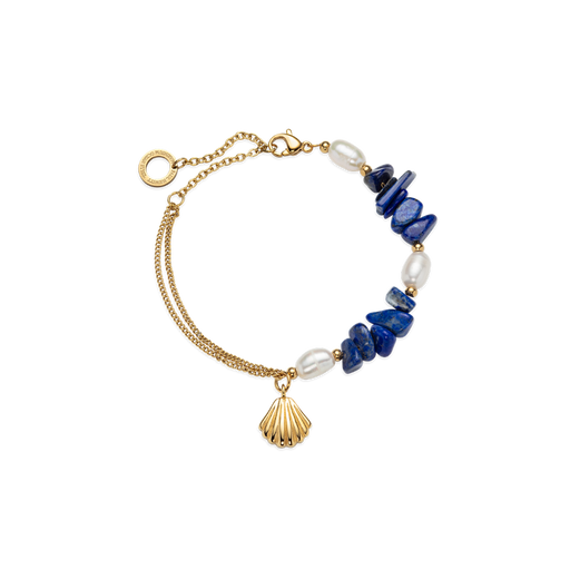 Paul Hewitt Scallop Stone Armkette Gold