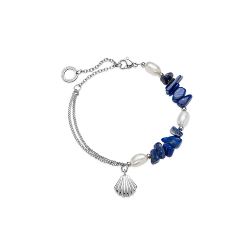 Paul Hewitt Scallop Stone Armkette Silber