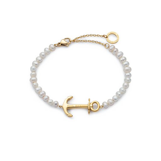 Paul Hewitt The Anchor Beads Armkette Gold Pearl