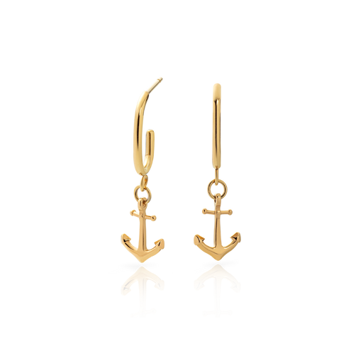 Paul Hewitt The Anchor II Hoops Ohrring Gold