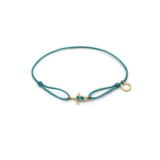 Paul Hewitt Turtle Armband Aquamarine Gold