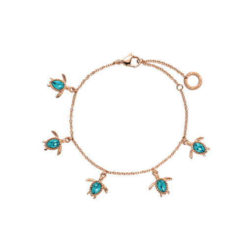 Paul Hewitt Turtle Armkette Aquamarine Roségold