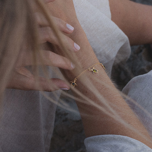 Paul Hewitt Turtle Armkette Gold