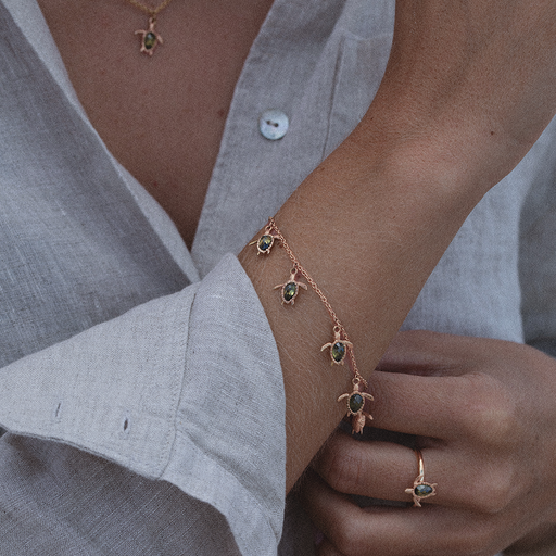 Paul Hewitt Turtle Armkette Roségold