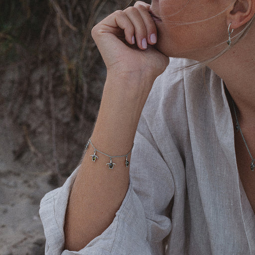 Paul Hewitt Turtle Armkette Silber