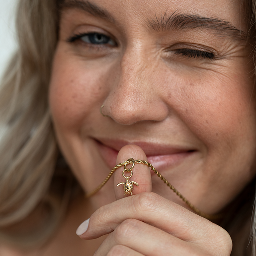 Paul Hewitt Turtle Charm Gold