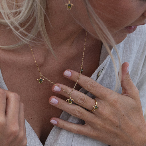 Paul Hewitt Turtle Halskette Gold