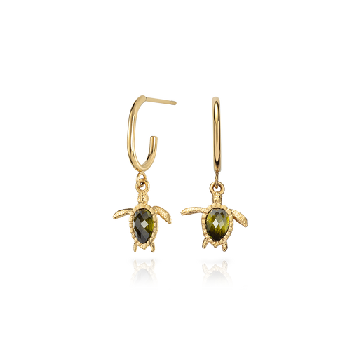 Paul Hewitt Turtle Hoops Ohrring Gold